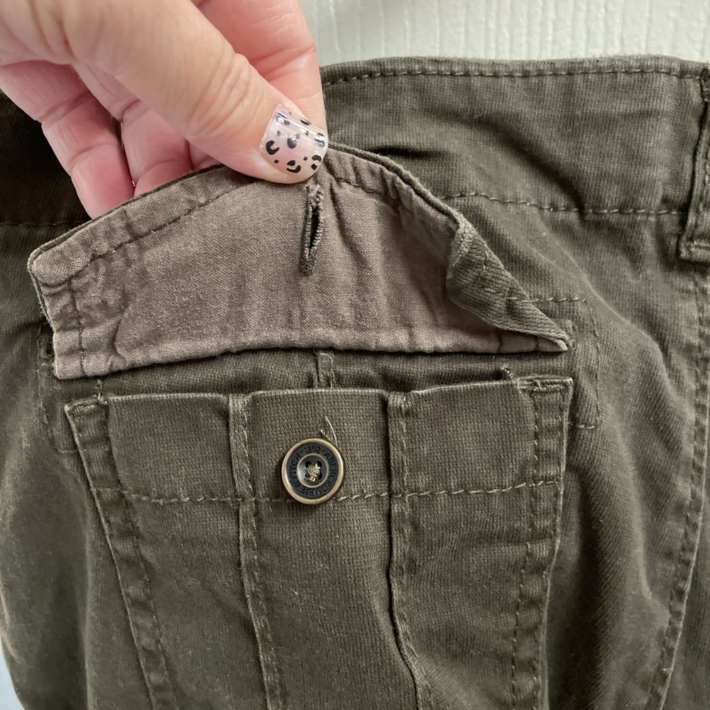 Y2K Abercrombie And Fitch Courdorouy Cargo Tactical Pant Zipper Ankle Distress 8 - Picture 10 of 14
